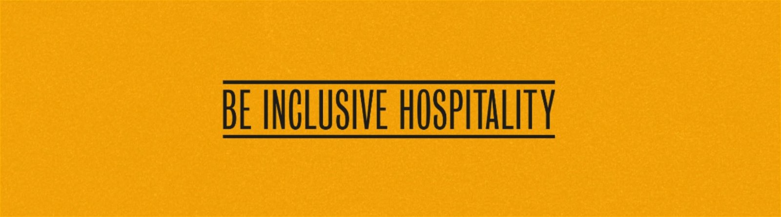 The new logo for Be Inclusive Hospitality